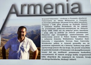 plakat informacyjny dotyczący wykładu o Armenii